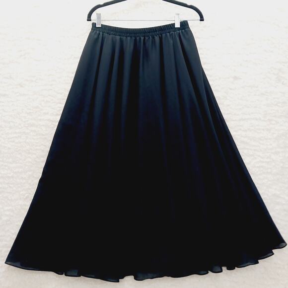 Skirt Maxi Nah Chiffon Goth Witchy Fairygoth Dark Soft Grunge Mob Wife Size PS - Picture 1 of 11